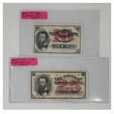Eastern College Bank UNC 10 Cent and 25 Cent Notes