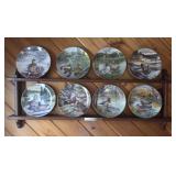 Collection Ducks Signed Lining with Nature Plates