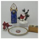 Cardinals, Angel and More Decor