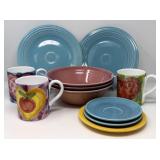 Fiesta Plates, Metlox Bowls and Italian Mugs