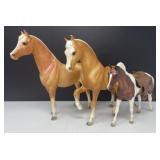 Three Breyer Horses