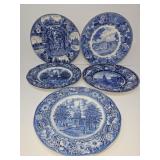 Collection of Blue Plates