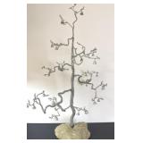 Twisted Metal Tree Sculpture