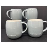 Four LeCreuset Coffee Mugs