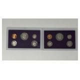1985 and 1986 Proof Sets
