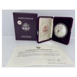 1989-S American Silver Eagle Dollar