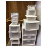 Plastic Storage Drawers and Boxes