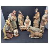 Nativity Resin Figures Scene