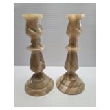 Marble Candlesticks
