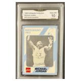 1989 Collegiate Collection Michael Jordan GMA 10 T