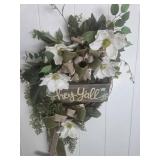 Decorative Wreaths Wall Art and Basket