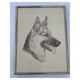 Framed German Shepherd