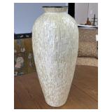 Tall Mother of Pearl Look Vase