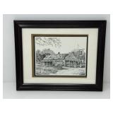 Jerry Miler Signed Print, Gulf Station