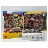 Six 1000 Piece Puzzles