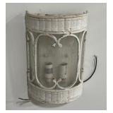 Quorum Florence High Persian White Sconce
