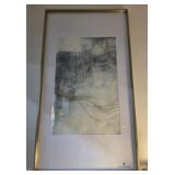 Framed Abstract Artwork
