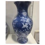 Blue White Ginger Jar Vase