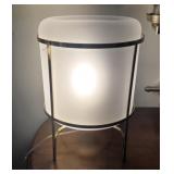 Globe Lamp on Brass Stand