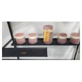 Metal Trays and Candles