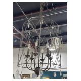 Oil Rubbed Bronze Cage Style Chandelier
