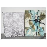 Stretched Canvas Abstract Art