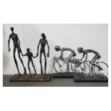 Faux Metal Sculptures