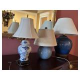 Three Table Lamps
