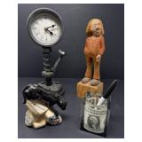 Clock and Various Decor
