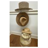 Stetson, Vince Camuto and Yupoong Hats, Boxes