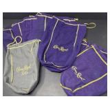 Nine Crown Royal Bags