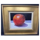 Painting of Apple by Frieda Morris