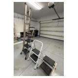 Four Assorted Size Ladders