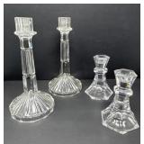 Four Candlestick Holders
