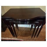 Set of Wood Nesting Tables