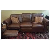 In Motion Recliner Leather Sofa