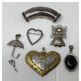 Sterling Brooches and Pendants