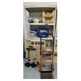 Hand Truck, Boxes, Cart, Glass Rocks, Cleaning