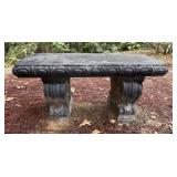 Black Concrete Bench B