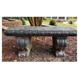 Black Concrete Bench A