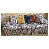 William Alan Sofa with Seven Pillows