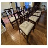 Eight Lexington Dining Chairs