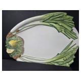 Italian Leek Pattern Platter