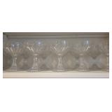 Mikasa Parkland Pattern Champagne Glasses