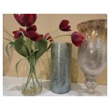 Decorative Vase with Faux Flowers and More