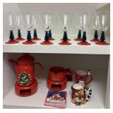 Christmas Acrylic Glasses and Ceramic Ware