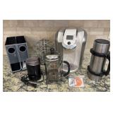 Keurig Coffee Maker, Mugs and Coffee Items