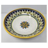 Hand Crafted and Hand Painted Italian Serving Bowl