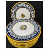 Italian Sorrentino Ravello Hand Painted Plates A