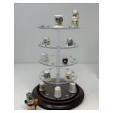 Encased Thimble Holder and Thimbles